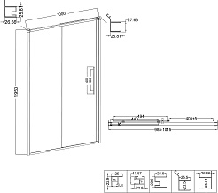 Niagara Душевой уголок Nova 100x90 NG-85-10TB-TB90-34 – фотография-12